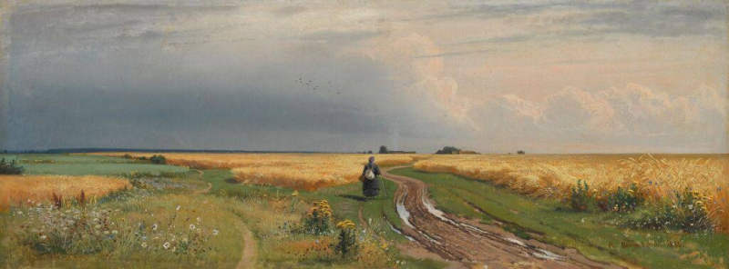 Ivan Shishkin Road in the Rye